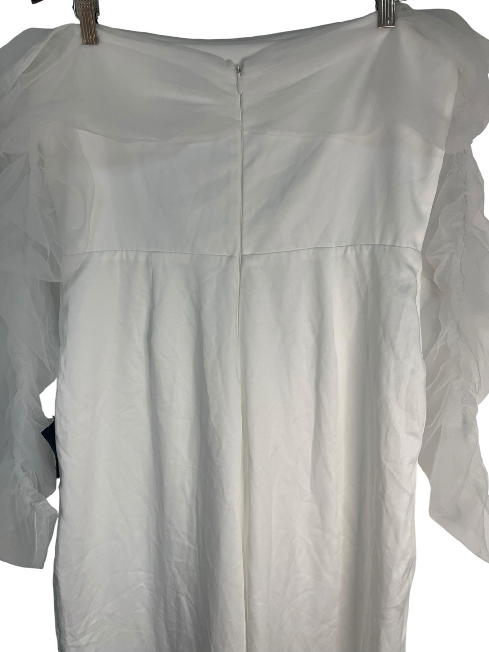 Lulus Eternal Bliss Tulle Off-the-Shoulder Jumpsuit White - Picture 7 of 16